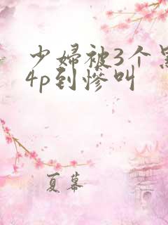 少妇被3个黑人4p到惨叫