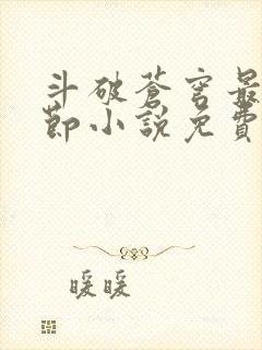 斗破苍穹最新章节小说免费阅读