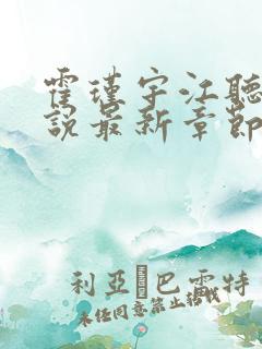 霍瑾宇江听雨小说最新章节