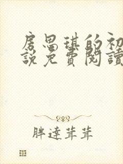 房思琪的初恋小说免费阅读无删减