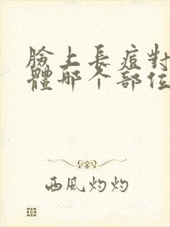 脸上长痘对应身体哪个部位出现问题