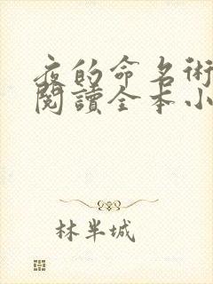 夜的命名术免费阅读全本小说