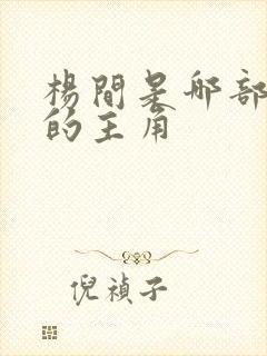 杨间是哪部小说的主角