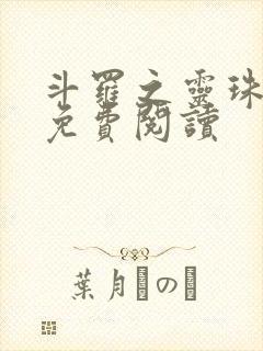 斗罗之灵珠神剑免费阅读