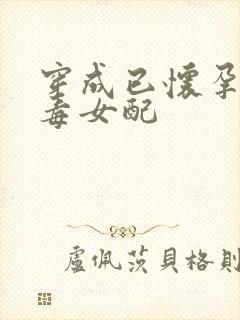 穿成已怀孕的恶毒女配