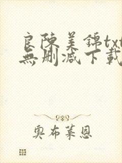 良陈美锦txt无删减下载