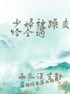 少妇被躁爽到呻吟全过