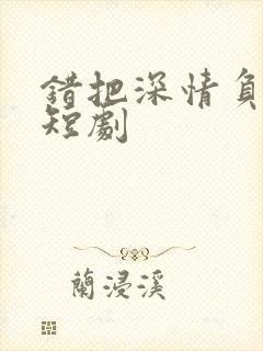 错把深情负流年短剧