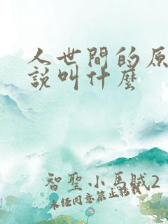 人世间的原著小说叫什么