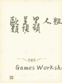 欧美黑人粗暴另类视频