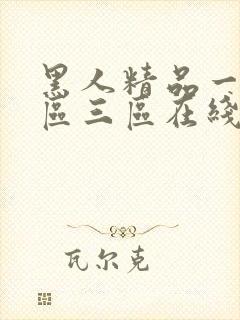 黑人精品一区二区三区在线看