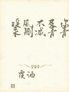 暖风不及你情深未删减青青谁笑