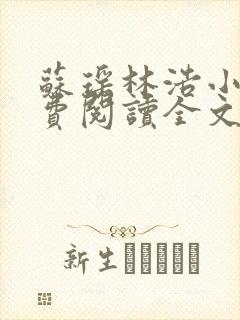 苏瑶林浩小说免费阅读全文最新章节