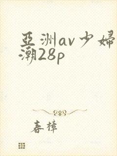 亚洲av少妇高潮28p