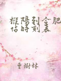 枞阳到合肥汽车站时刻表