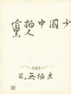 偷拍中国少妇与黑人