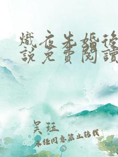 炽夜先婚后爱小说免费阅读