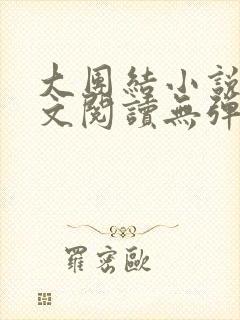 大团结小说集全文阅读无弹窗