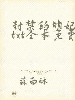 封禁的明妃小说txt全本免费阅读