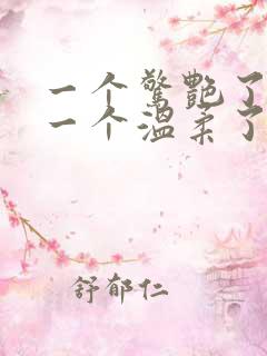 一个惊艳了时光一个温柔了岁月