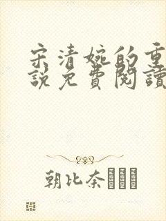 宋清婉的重生小说免费阅读