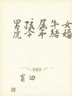 男孩属牛女孩属虎今年结婚吉日