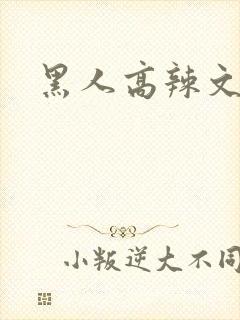 黑人高辣文
