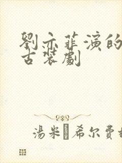 刘亦菲演的所有古装剧