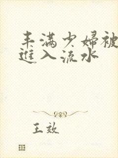 丰满少妇被猛烈进入流水