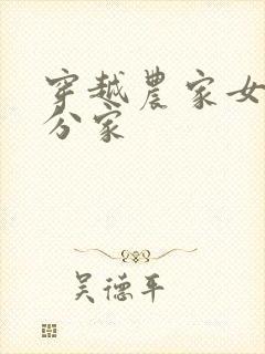 穿越农家女种田分家