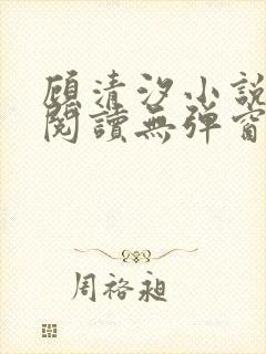 顾清汐小说免费阅读无弹窗