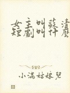 女主叫苏清雅的短剧叫什么