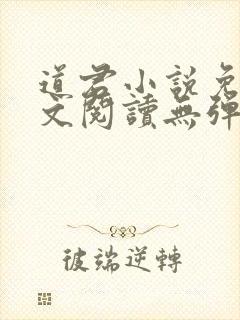 道君小说免费全文阅读无弹窗