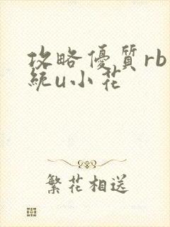 攻略优质rb系统u小花