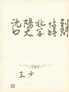 沈阳北站到梅河口大客时间表