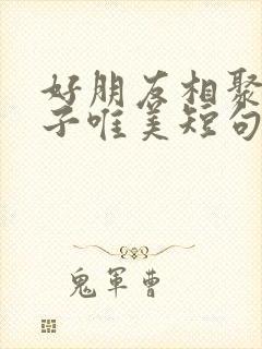 好朋友相聚的句子唯美短句