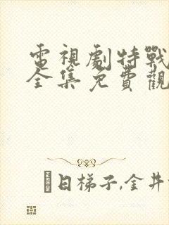 电视剧特战行动全集免费观看高清