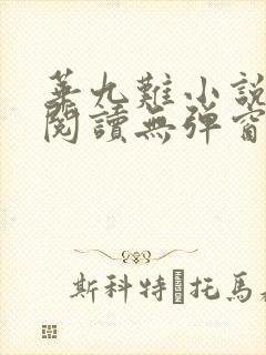 华九难小说在线阅读无弹窗