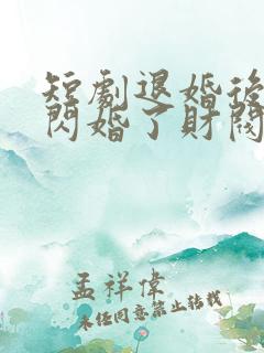 短剧退婚后,我闪婚了财阀大佬