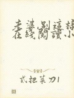 老婆,别这样 在线阅读小说