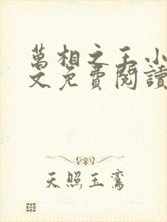 万相之王小说全文免费阅读无弹窗