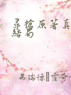 寻枪原著真正的结局