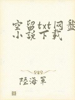 空留txt网盘小说下载