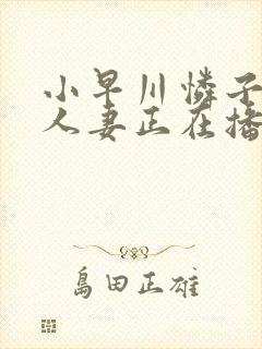 小早川怜子熟女人妻正在播放