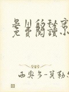 晏川的秘密全文免费阅读小说