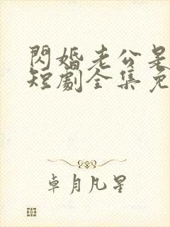 闪婚老公是首富短剧全集免费版