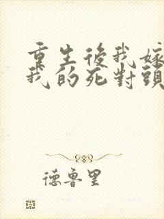 重生后我嫁给了我的死对头