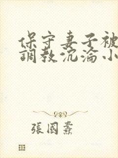 保守妻子被黑人调教沉沦小说