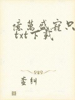 亿万盛宠只为你 txt下载