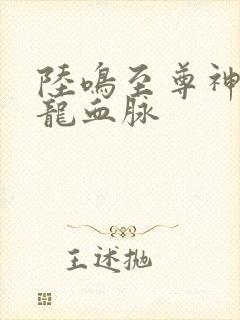 陆鸣至尊神殿九龙血脉